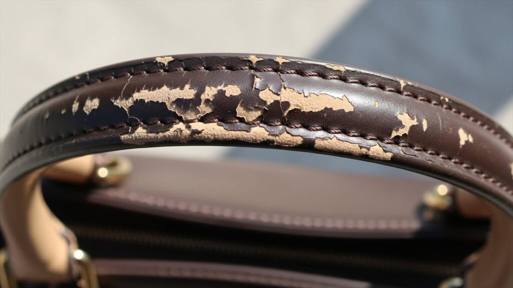 持ち手が剥げて安っぽいという評価